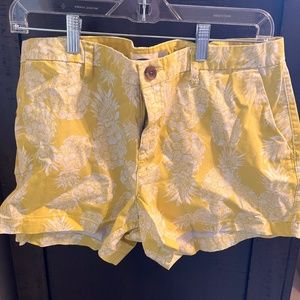 Old navy shorts size 12 pineapple